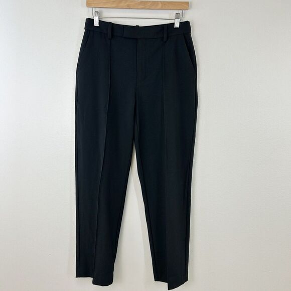 Madewell The Fairbanks Pant Womens 4 Black Cigarette Leg NO085 Classic Workwear - Picture 2 of 16